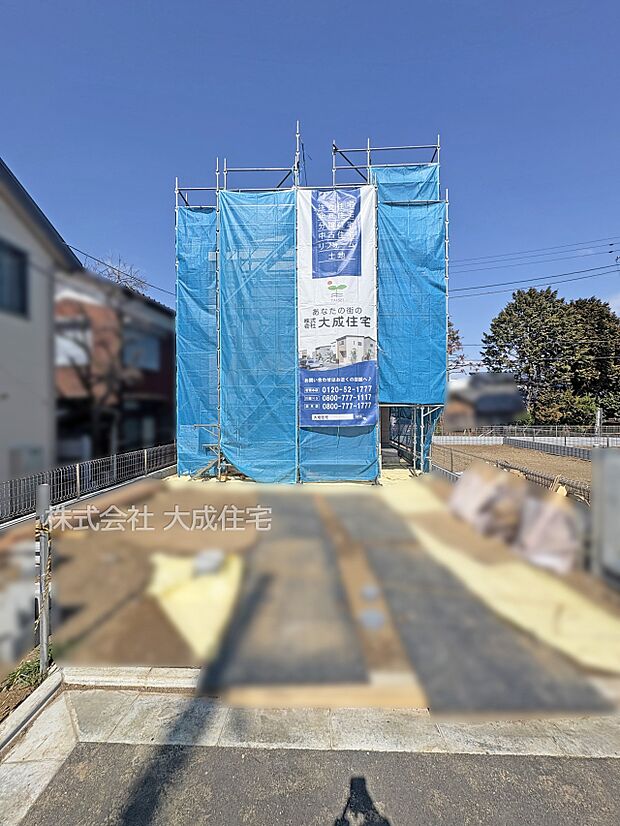 外観:気になる点などお気軽にお問合せ下さい。 3区画:現地写真2026.3.9撮影