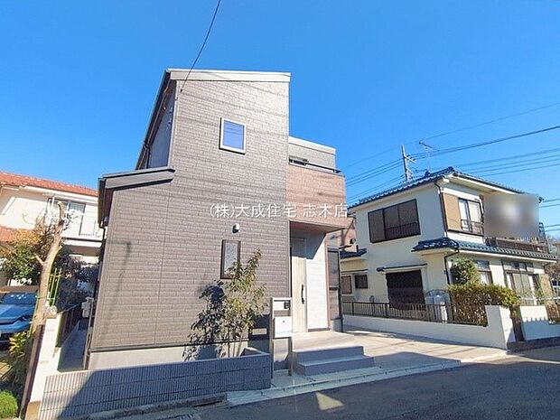 外観:南東向きで陽当り良好です! 現地写真2026.2.4撮影