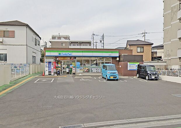 周辺環境:コンビニ 400m ファミリーマート川越田町店(徒歩5分。コンビニ支払いやイベントチケットの購入にご利用いただけます。)