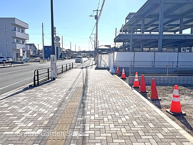 外観:全2区画:前面道路 現地写真2026.2.21撮影