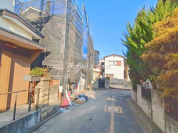 外観:前面道路 現地写真2026.2.16撮影