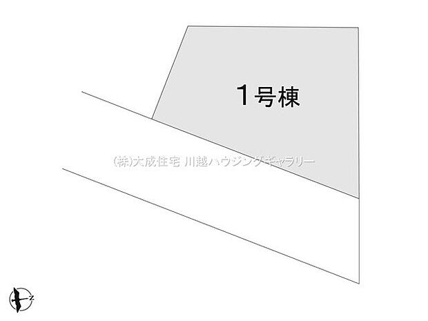 区画図:お散歩が楽しめる公園が徒歩4分にございます。