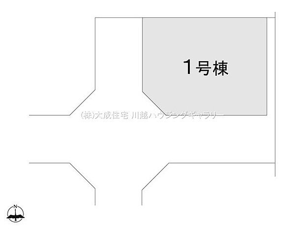 区画図:教育施設や商業施設が徒歩圏内にあり安心です。