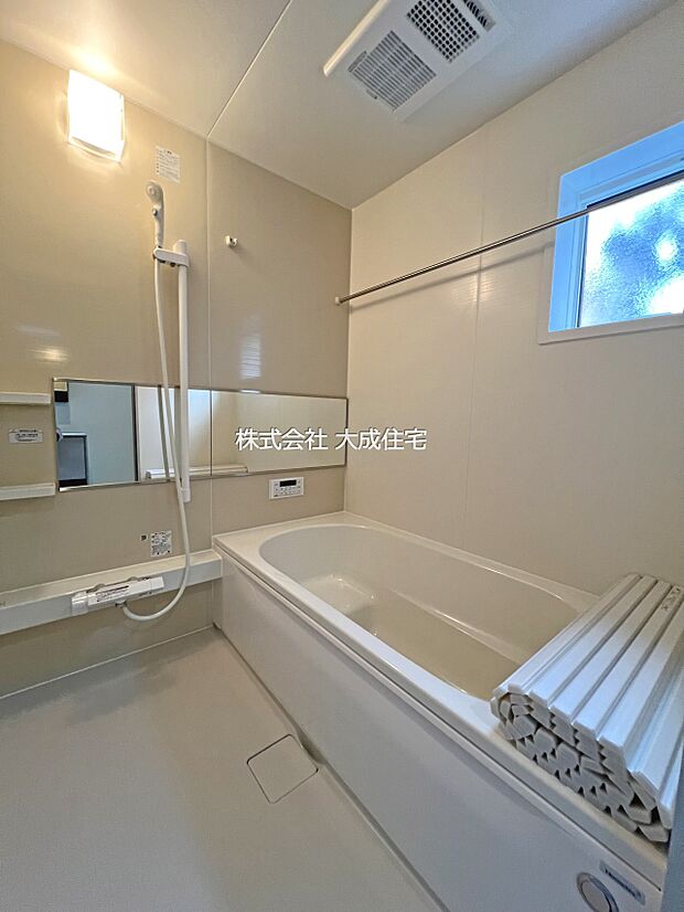 内装:1号棟:日々の疲れを癒すバスルーム 現地写真2026.3.16撮影