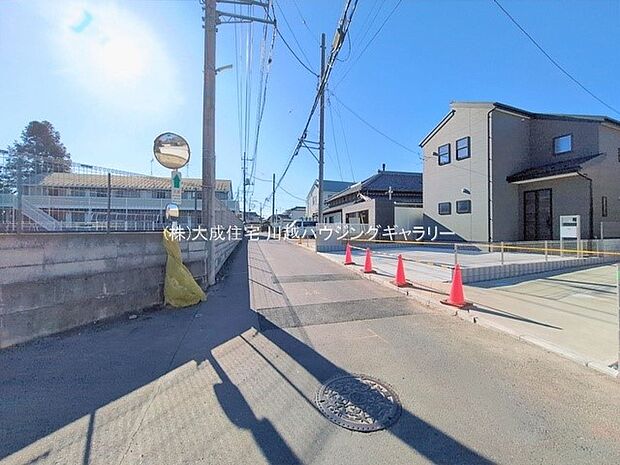 外観:前面道路4mの公道です。 3号棟:現地写真2026.2.3撮影