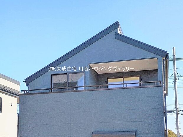 外観:インナー部分があるバルコニーで急な雨も安心です。 3号棟:現地写真2026.2.3撮影