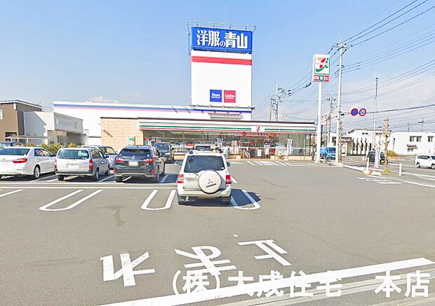 周辺環境:コンビニ 300m セブンイレブン 鶴ヶ島脚折町6丁目店(徒歩4分 広々駐車場完備^^)