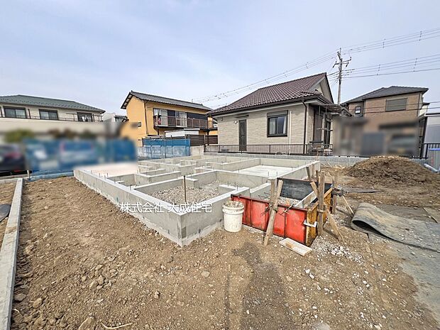 外観:1号棟:商業施設が徒歩圏内に多数ある好立地です! 現地写真2026.3.23撮影