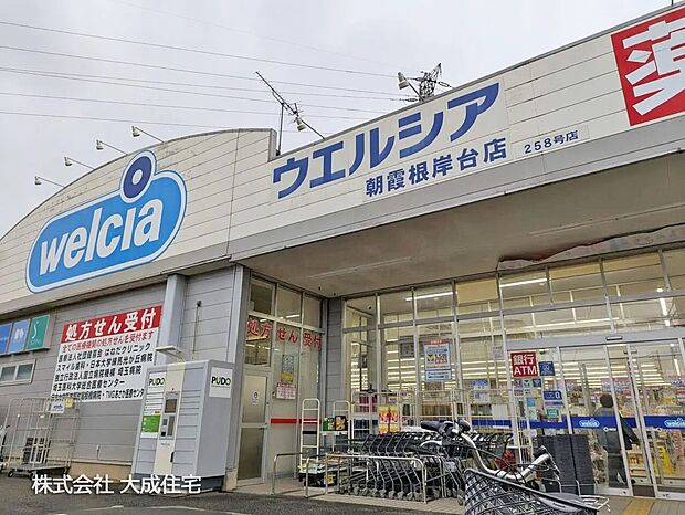 周辺環境:ドラッグストア 650m ウエルシア朝霞根岸台店(徒歩9分。日用品や薬のお買い物に便利です！)