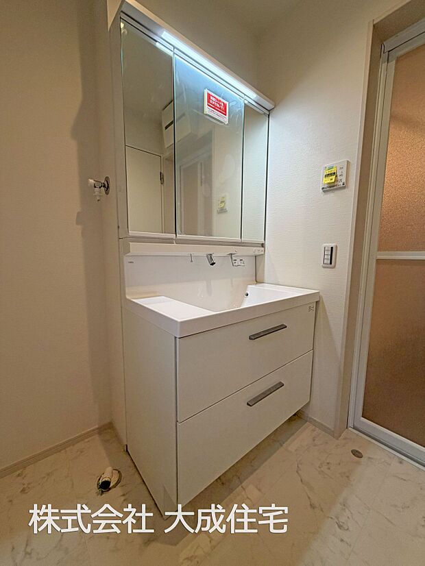内装:2階洗面室の洗面台 現地写真2026.2.7撮影