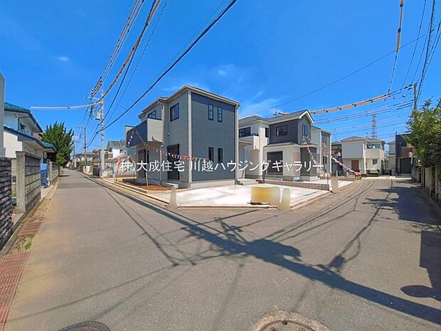 E号棟：前面道路　現地写真：2026.7.9撮影