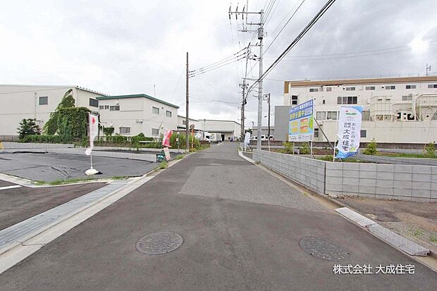 土地では分かりにくい暮らしのイメージもリアルにご体感いただけます。 現地写真2026.8.15撮影
