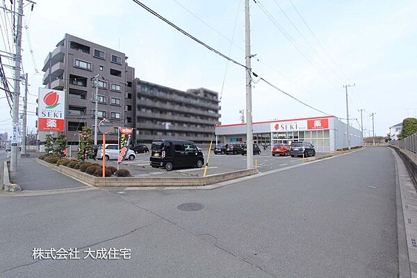 ドラッグストアセキ野火止店　徒歩9分（700ｍ）