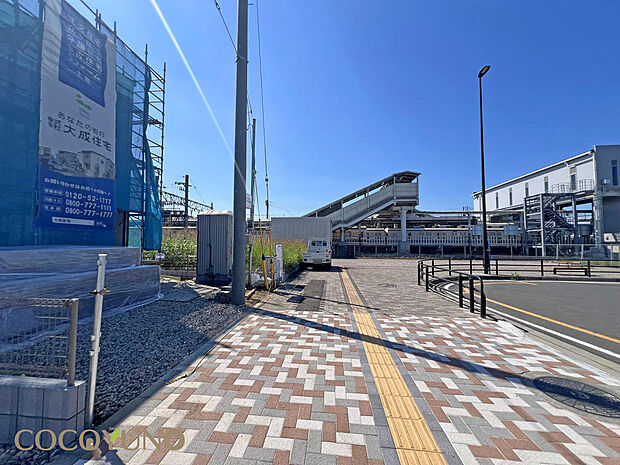 前面道路57.7m(ロータリー含む) 現地写真2026.7.10撮影