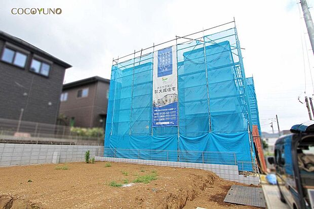 No.6:カースペース1台分を確保した2階建て・3LDK+S(納戸)の住まい!現地写真2026.7.27撮影