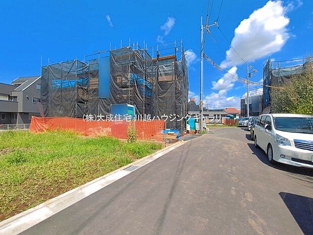 3号棟:前面道路6.2mございます。　現地写真2026.8.10撮影
