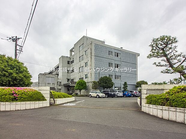 川越市立大東西中学校まで450m 徒歩6分。学校教育目標：豊かな心をもち、たくましい生徒