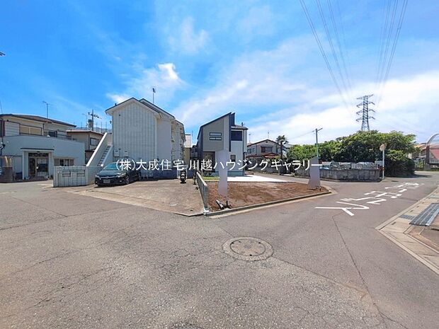 前面道路4mの公道です。現地写真2026.6.16撮影