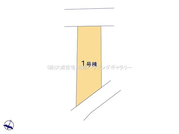 北西側と南東側どちらからも出入りが可能です。