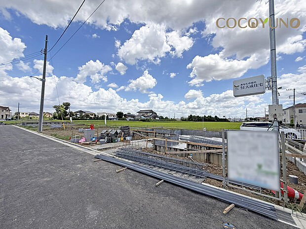 分譲地が接道している.9.6mの公道。現地写真:2026.8.7撮影