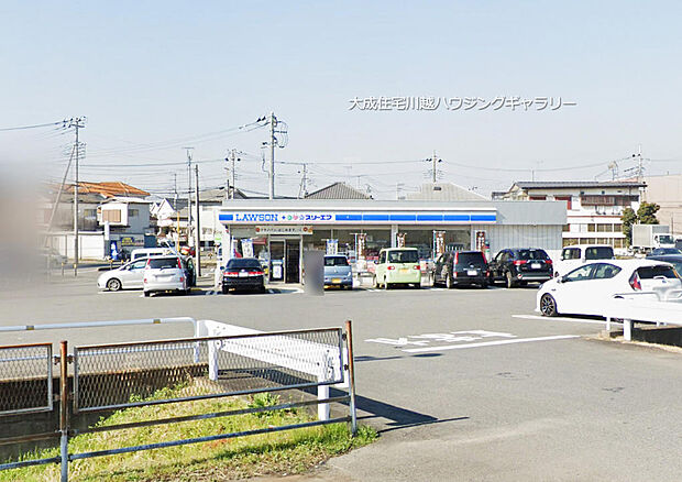 ローソン・スリーエフ川越木野目北店/徒歩9分。毎日のお買い物も徒歩圏内でご利用可能。