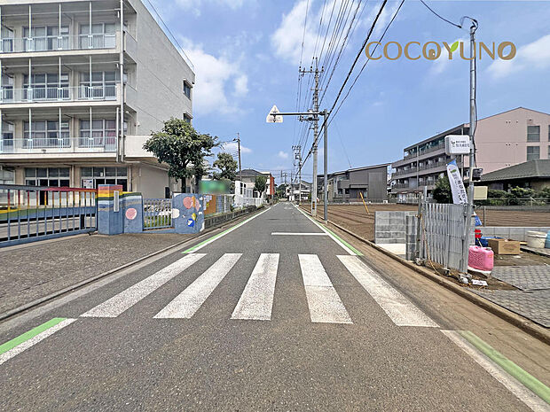 前面道路は5.8mの公道です。No.7現地写真:2026.7.23撮影