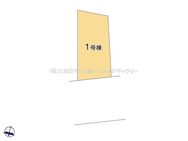 広い前面道路で駐車も楽々可能です。