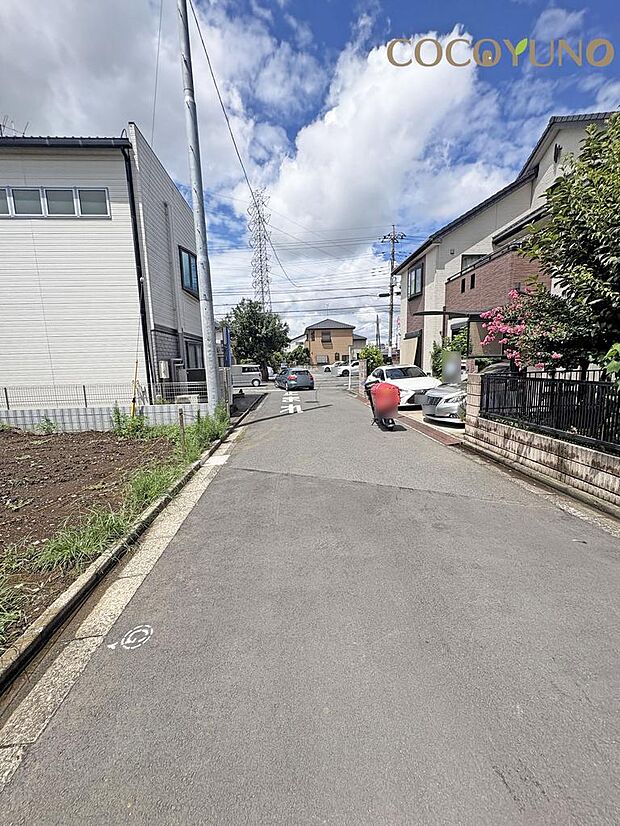 前面道路。 現地写真:2026.8.15撮影