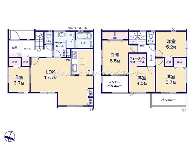 玄関〜洗面室〜LDKに回遊動線を採用しました!