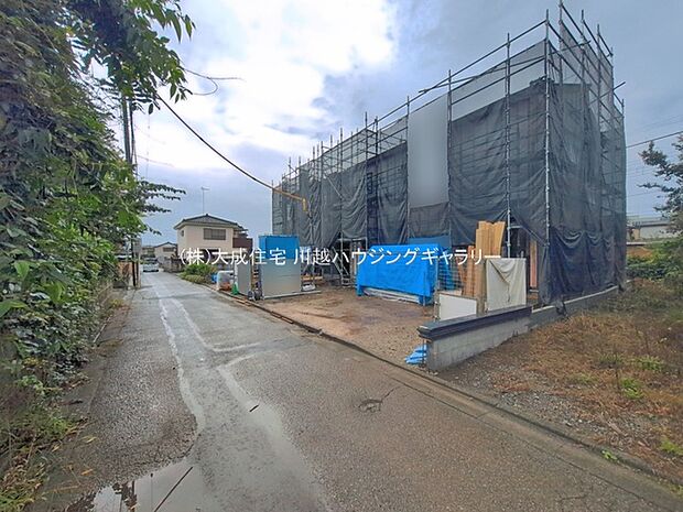 前面道路は幅4mの公道です。 現地写真2026.9.15撮影