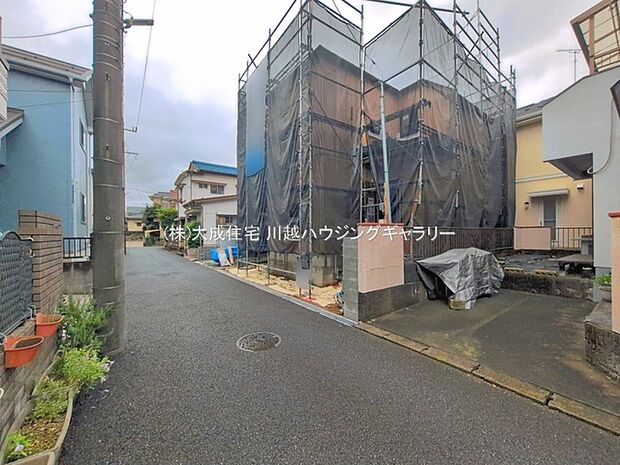 前面道路幅4mございます。 現地写真2026.9.17撮影