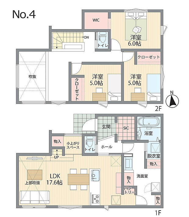 回遊動線を採用した、日々快適に過ごせるお住まいです！