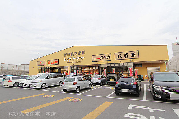 新鮮食材市場 ビッグマーケット 鶴ヶ島店 750m 徒歩10分