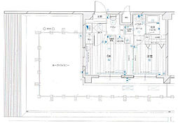 メインステージ川崎III 7階1DKの間取り