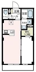 ベアレステ川崎 5階1LDKの間取り