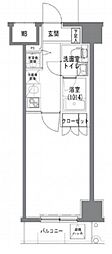 TLRRESIDENCEOTORII 1Kの間取図画像