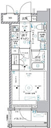 ベルグレード川崎AZ 1Kの間取図画像