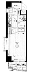 アヴァンツァーレ横浜子安 1Kの間取図画像