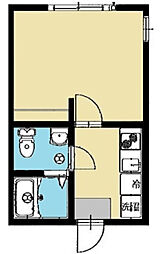 ストラーダ本町通り 1Kの間取図画像