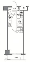TLRRESIDENCEOTORII 1Kの間取図画像