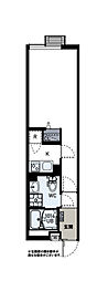 ComfyKaminokidai 1Kの間取図画像