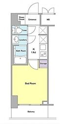Dormouse和 1Kの間取図画像