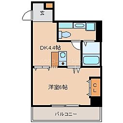 間取図画像 1DK