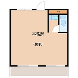 J-Queen西大物 ワンルームの間取図画像