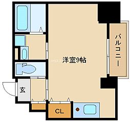 アーデン塚口 ワンルームの間取図画像
