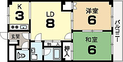 近鉄京都線 富野荘駅 徒歩15分 2階/-