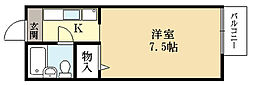 プレジール今堀A棟 1階/-