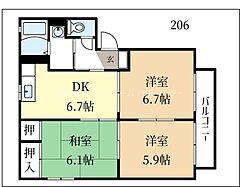 物件の間取り