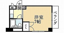 フォレスト 1Kの間取図画像