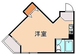リブマックスエンジェル ワンルームの間取図画像